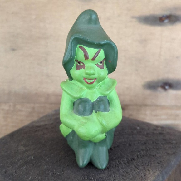 Vintage 1970 Green Elves Pixies Sprites Hobbyist Figures - Picture 4 of 11